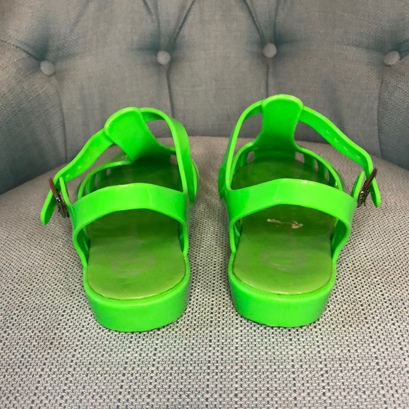 Jeffrey Campbell Havana Last Lime Green Jellies - Picture 4 of 8